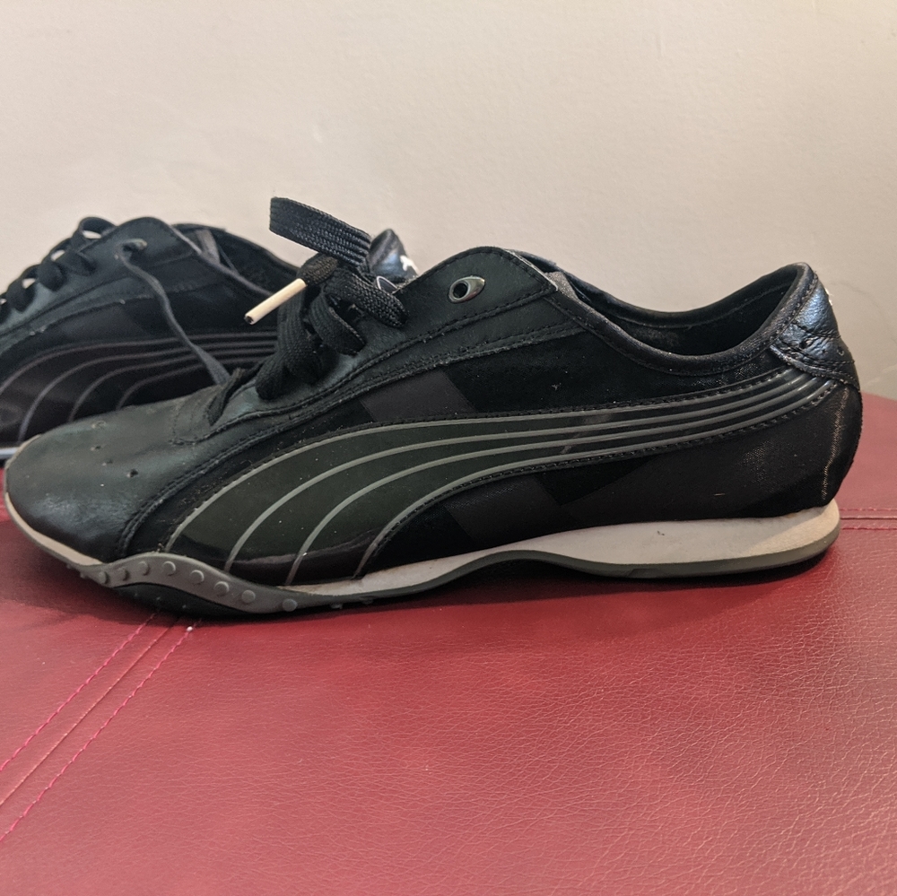 Puma leather and mesh sneakers - Picture 4 of 8